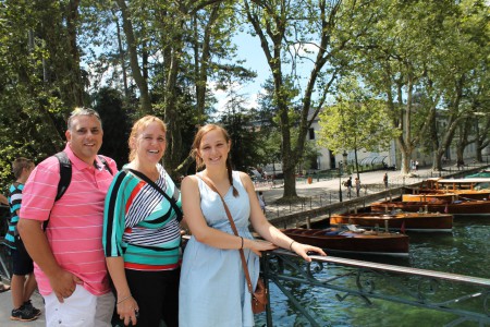 Laurie et ses parents